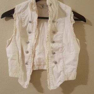 Zara cropped vest